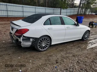 2015 Mercedes-Benz C 300 with VIN 55SWF4JB7FU093589, listed as a Copart auction lot 49947575 with 132,200 mi miles and Salvage Title. Bid and sale history available at DreamBid. Image 3.