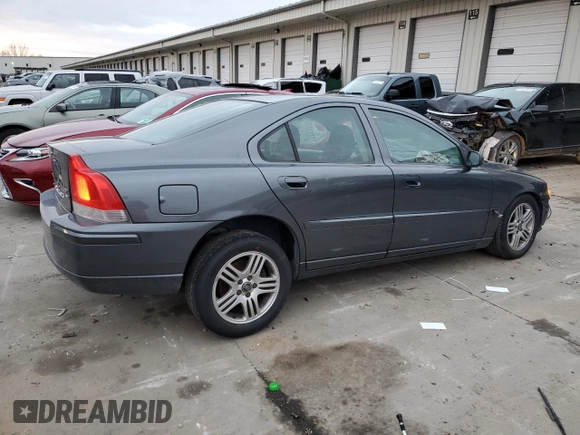 2005 Volvo S60 with VIN YV1RH592452443680, listed as a Copart auction lot 84014284 with 190,370 mi miles and Salvage Title. Bid and sale history available at carsss.com. Image 3.