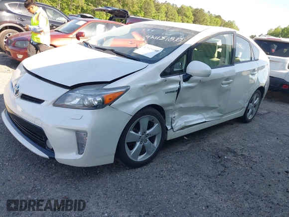 2013 Toyota Prius One with VIN JTDKN3DU3D0348163, listed as a IAAI auction lot 42115180 with 121,397 mi miles and . Bid and sale history available at DreamBid. Image 21.
