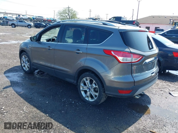 2014 Ford Escape Titanium with VIN 1FMCU9J99EUA75276, listed as a IAAI auction lot 42148537 with 163,330 mi miles and . Bid and sale history available at DreamBid. Image 3.
