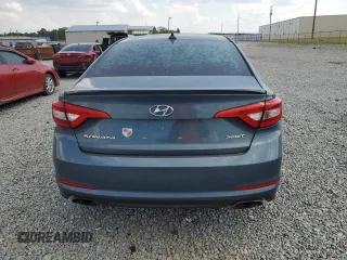 2016 Hyundai Sonata Sport with VIN 5NPE34AF7GH390860, listed as a Copart auction lot 53282325 with 140,947 mi miles and Salvage Title. Bid and sale history available at DreamBid. Image 6.