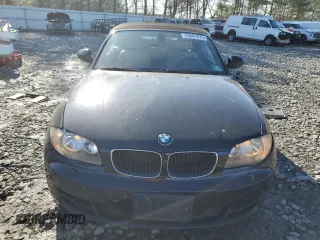 2011 BMW 1 Series 128i with VIN WBAUN1C51BVH82671, listed as a Copart auction lot 43661475 with 115,129 mi miles and Salvage Title. Bid and sale history available at carsss.com. Image 5.