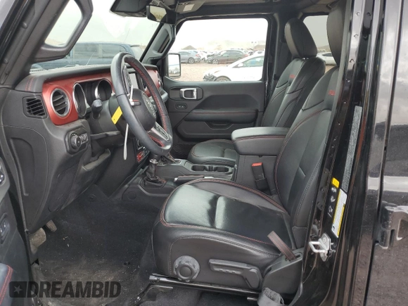 2021 Jeep Wrangler Unlimited Rubicon с VIN 1C4HJXFG7MW586020, выставлен на аукционе Copart как лот 49179395 с пробегом 20 479 миль миль и Списание • Salvage title. История ставок и продаж доступна на DreamBid. Изображение 7.