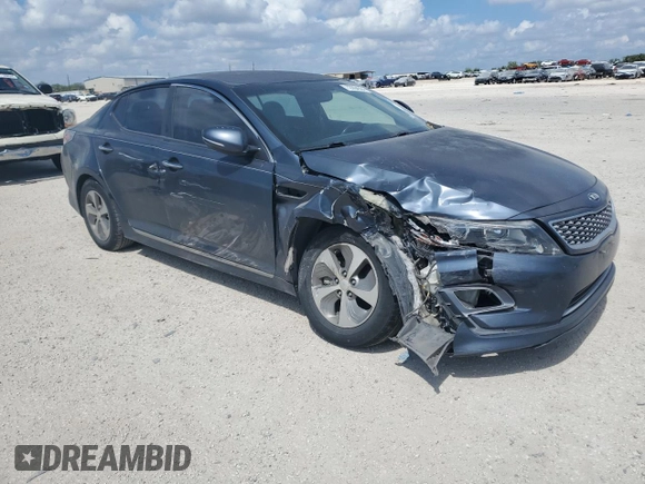 2015 Kia Optima Hybrid with VIN KNAGM4AD3F5077787, listed as a Copart auction lot 72204394 with 87,094 mi miles and Salvage Title. Bid and sale history available at carsss.com. Image 4.
