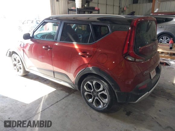 2020 Kia Soul LX with VIN KNDJ23AU4L7050350, listed as a IAAI auction lot 41608088 with 81,344 mi miles. Bid and sale history available at carsss.com. Image 3.