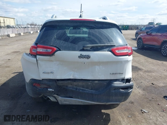 2015 Jeep Cherokee Limited with VIN 1C4PJMDS7FW522581, listed as a IAAI auction lot 41870516 with 143,904 mi miles and . Bid and sale history available at DreamBid. Image 16.