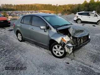 2007 Nissan Versa 1.8 SL with VIN 3N1BC11E67L420328, listed as a Copart auction lot 75806654 with 0 mi miles and Salvage Title. Bid and sale history available at carsss.com. Image 11.