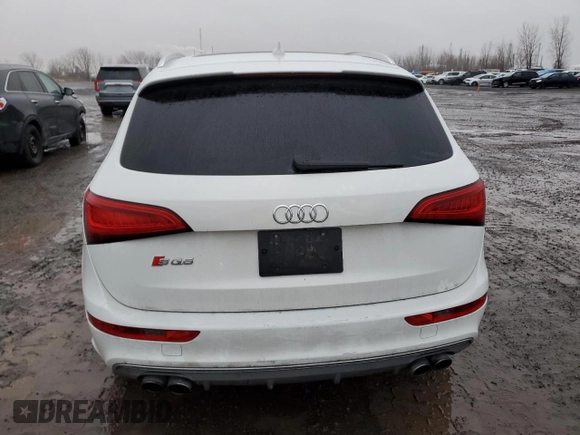 2016 Audi SQ5 Premium Plus with VIN WA1CCAFP1GA041122, listed as a Copart auction lot 82203424 with 153,404 mi miles and Salvage Title. Bid and sale history available at carsss.com. Image 6.