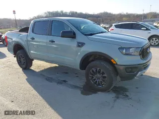 2023 Ford Ranger XL with VIN 1FTER4FH5PLE05439, listed as a IAAI auction lot 41755132 with 34,805 mi miles. Bid and sale history available at carsss.com. Image 1.
