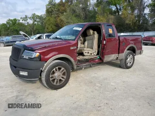 2005 Ford F-150 XLT with VIN 1FTRX125X5KB30400, listed as a Copart auction lot 49812425 with 196,238 mi miles and Salvage Title. Bid and sale history available at carsss.com. Image 1.