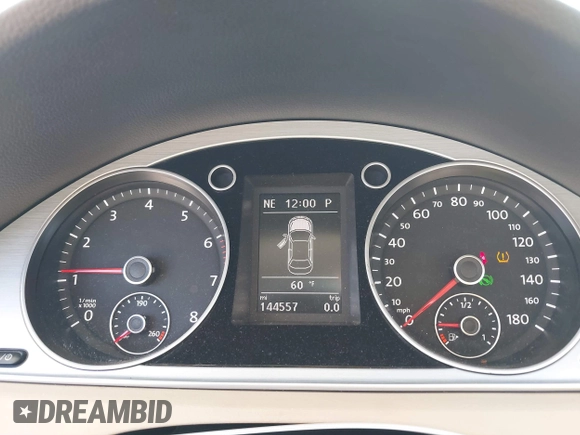 2013 Volkswagen CC Sport with VIN WVWBN7AN0DE551132, listed as a IAAI auction lot 41849514 with 144,557 mi miles. Bid and sale history available at carsss.com. Image 7.