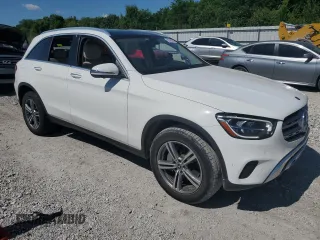 2021 Mercedes-Benz GLC 300 with VIN W1N0G8EB1MF869447, listed as a Copart auction lot 58706025 with 70,706 mi miles and Salvage title. Bid and sale history available at DreamBid. Image 4.
