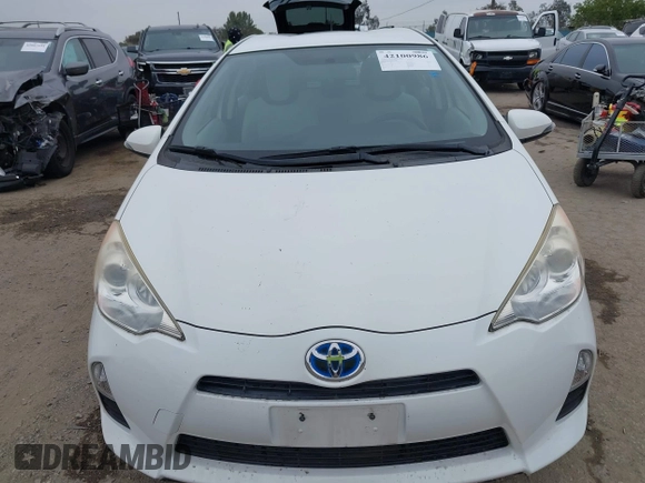 2014 Toyota Prius One with VIN JTDKDTB37E1559827, listed as a IAAI auction lot 42100986 with 44,155 mi miles and . Bid and sale history available at DreamBid. Image 6.