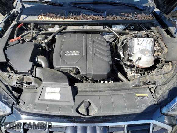 2021 Audi Q5 Premium Plus with VIN WA1BAAFY6M2020296, listed as a Copart auction lot 56736205 with 75,955 mi miles and Salvage title. Bid and sale history available at DreamBid. Image 12.
