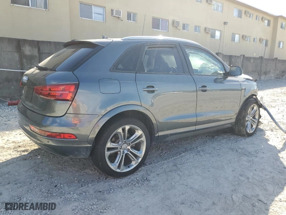 2018 Audi Q3 Premium with VIN WA1BCCFS5JR019211, listed as a Copart auction lot 42600655 with 74,643 mi miles and Salvage Title. Bid and sale history available at carsss.com. Image 3.