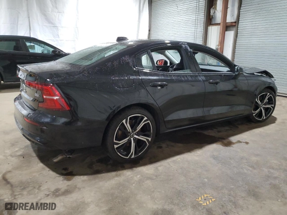 2024 Volvo S60 Core Dark Theme with VIN 7JRL12TK7RG324393, listed as a Copart auction lot 49817315 with 14,985 mi miles and Salvage Title. Bid and sale history available at carsss.com. Image 3.