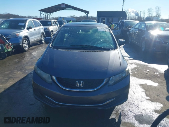 2014 Honda Civic Sedan EX with VIN 2HGFB2F84EH542574, listed as a IAAI auction lot 41427697 with 144,979 mi miles. Bid and sale history available at carsss.com. Image 12.
