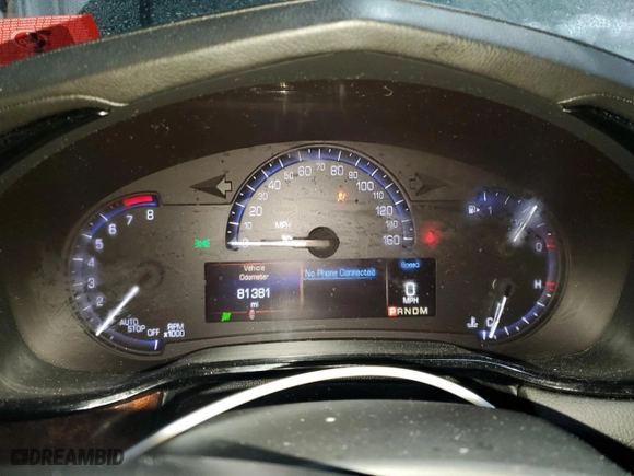 2016 Cadillac CTS Sedan RWD with VIN 1G6AP5SXXG0123356, listed as a Copart auction lot 43996275 with 81,381 mi miles and Salvage Title. Bid and sale history available at carsss.com. Image 9.
