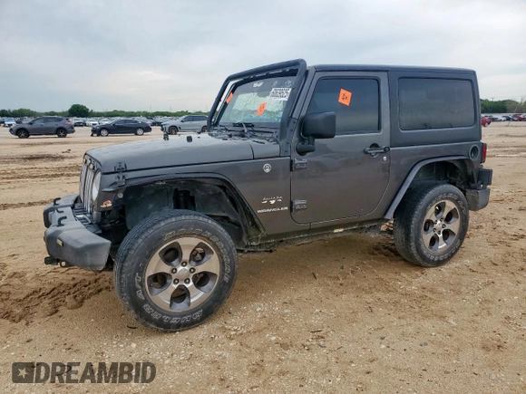 2017 Jeep Wrangler Sahara with VIN 1C4AJWBG4HL670837, listed as a Copart auction lot 60639525 with 153,049 mi miles and Salvage title. Bid and sale history available at DreamBid. Image 1.