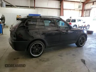 2005 BMW X3 2.5i with VIN WBXPA73495WC47255, listed as a Copart auction lot 80141924 with 156,285 mi miles and Salvage Title. Bid and sale history available at carsss.com. Image 3.