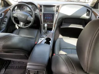 2014 Infiniti Q50 Sport with VIN JN1BV7AR1EM681398, listed as a Copart auction lot 80854494 with 128,127 mi miles and Salvage title. Bid and sale history available at DreamBid. Image 8.
