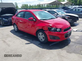 2012 Chevrolet Sonic LT with VIN 1G1JC5SH9C4130618, listed as a IAAI auction lot 42159538 with 120,367 mi miles and . Bid and sale history available at DreamBid. Image 1.
