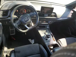 2018 Audi SQ5 Prestige with VIN WA1C4AFY9J2209340, listed as a Copart auction lot 75525344 with 77,522 mi miles and Salvage Title. Bid and sale history available at DreamBid. Image 8.