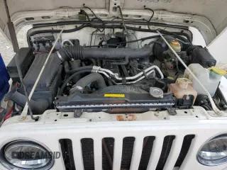 2000 Jeep Wrangler Sahara with VIN 1J4FA59SXYP760278, listed as a Copart auction lot 60402485 with 192,161 mi miles and Salvage title. Bid and sale history available at DreamBid. Image 12.