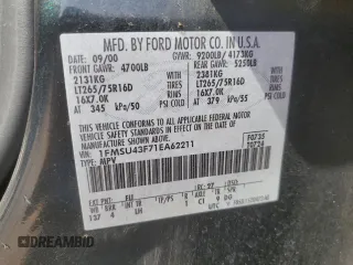 2001 Ford Excursion Limited z VIN 1FMSU43F71EA62211, wystawiony jako Copart lot #54668955 z przebiegiem 90 859 mil mil oraz Szkoda całkowita • Salvage title. Historia ofert i sprzedaży dostępna na DreamBid. Obrazek 13.