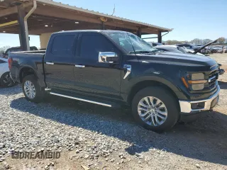 2024 Ford F-150 XLT with VIN 1FTFW3L8XRKF71721, listed as a Copart auction lot 50619885 with 3,075 mi miles and Salvage Title. Bid and sale history available at carsss.com. Image 4.
