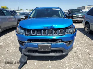 2018 Jeep Compass Sport with VIN 3C4NJCAB9JT468317, listed as a Copart auction lot 57658635 with 65,534 mi miles and Salvage title. Bid and sale history available at DreamBid. Image 5.