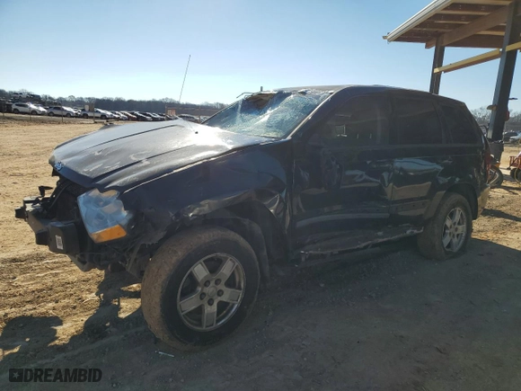 2007 Jeep Grand Cherokee Laredo with VIN 1J8GS48KX7C635279, listed as a Copart auction lot 86184994 with 0 mi miles and Non Repairable. Bid and sale history available at carsss.com. Image 1.