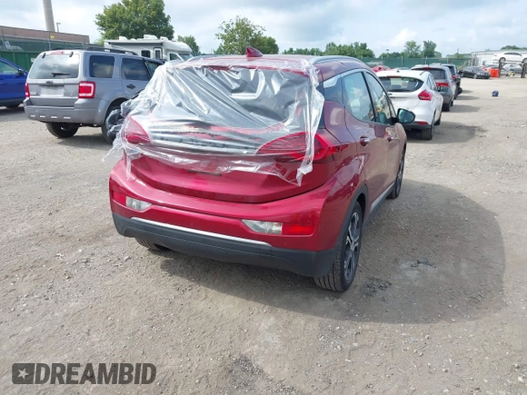 2020 Chevrolet Bolt EV Premier with VIN 1G1FZ6S03L4128822, listed as a IAAI auction lot 42708559 with 38,411 mi miles and . Bid and sale history available at DreamBid. Image 4.