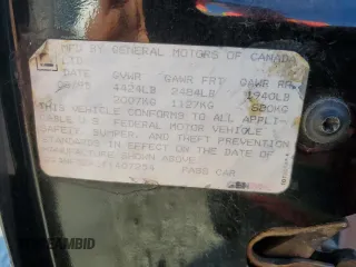 1996 Buick Regal with VIN 2G4WF52K3T1407254, listed as a Copart auction lot 41430805 with 150,458 mi miles and Salvage Title. Bid and sale history available at DreamBid. Image 12.