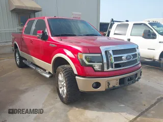 2010 Ford F-150 XL with VIN 1FTFW1EV9AFB45748, listed as a IAAI auction lot 41981953 with 221,352 mi miles. Bid and sale history available at carsss.com. Image 1.