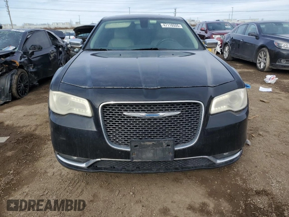 2017 Chrysler 300 with VIN 2C3CCAKGXHH616482, listed as a Copart auction lot 47110555 with 156,055 mi miles and Salvage Title. Bid and sale history available at carsss.com. Image 5.