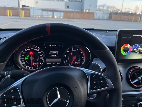2015 Mercedes-Benz CLA 45 AMG with VIN WDDSJ5CB0FN175415, listed as a Copart auction lot 85143354 with 210,614 mi miles and Clean Title. Bid and sale history available at DreamBid. Image 8.