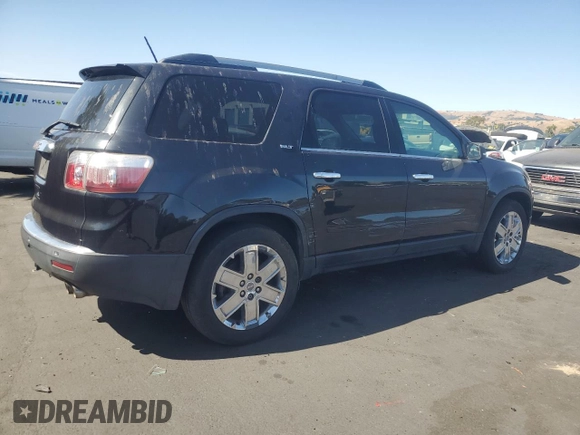 2010 GMC Acadia SLT1 z VIN 1GKLRMEDXAJ234412, wystawiony jako Copart lot #58831995 z przebiegiem 251 684 mil mil oraz Czysty tytuł • Clean title. Historia ofert i sprzedaży dostępna na DreamBid. Obrazek 3.
