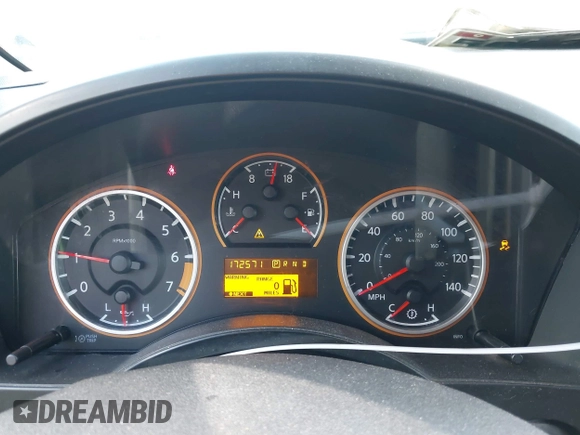 2012 Nissan Titan SV with VIN 1N6BA0EDXCN307763, listed as a IAAI auction lot 41689603 with 172,571 mi miles and . Bid and sale history available at DreamBid. Image 7.
