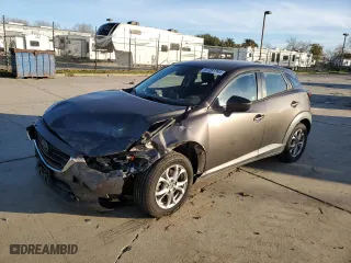 2020 Mazda CX-3 Sport with VIN JM1DKFB74L1475125, listed as a Copart auction lot 87287344 with 100,704 mi miles and Salvage Title. Bid and sale history available at carsss.com. Image 1.