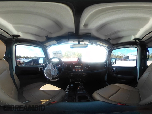 2019 Jeep Wrangler Unlimited Sahara with VIN 1C4HJXEG4KW514206, listed as a IAAI auction lot 42247094 with 45,712 mi miles and . Bid and sale history available at DreamBid. Image 18.