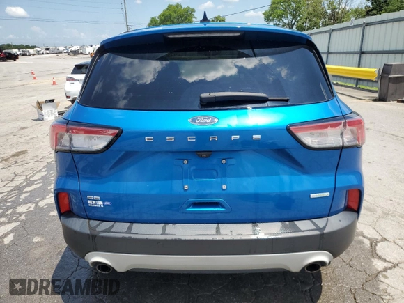 2020 Ford Escape SE with VIN 1FMCU0G68LUA23398, listed as a Copart auction lot 61943845 with 72,664 mi miles and Salvage title. Bid and sale history available at DreamBid. Image 6.