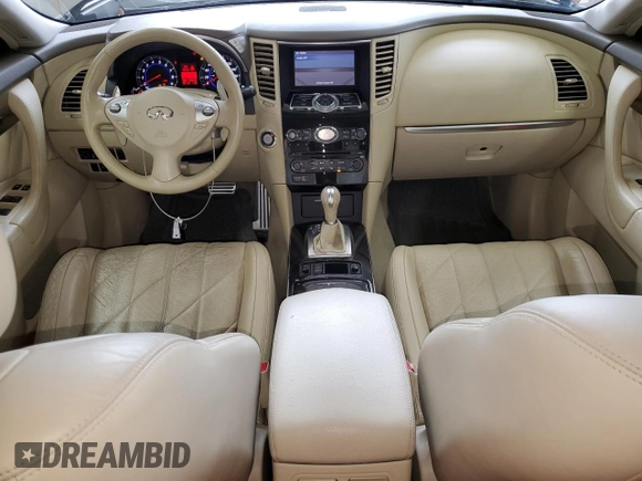 2009 Infiniti FX35 with VIN JNRAS18U29M100117, listed as a Copart auction lot 72066694 with 153,611 mi miles and Salvage Title. Bid and sale history available at carsss.com. Image 8.