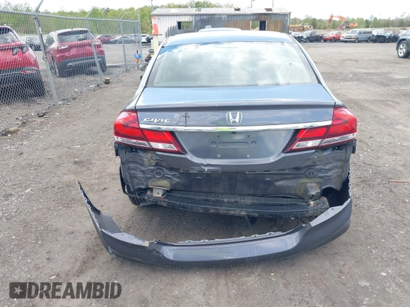 2015 Honda Civic LX with VIN 2HGFB2F55FH543983, listed as a IAAI auction lot 42044159 with 130,266 mi miles and . Bid and sale history available at DreamBid. Image 6.