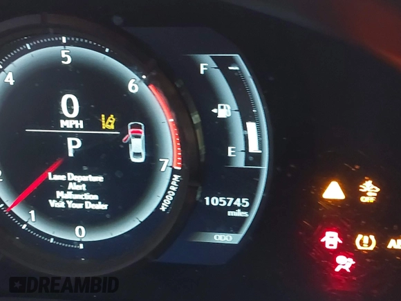 2018 Lexus IS with VIN JTHBA1D28J5078195, listed as a IAAI auction lot 41448692 with 105,745 mi miles. Bid and sale history available at carsss.com. Image 16.