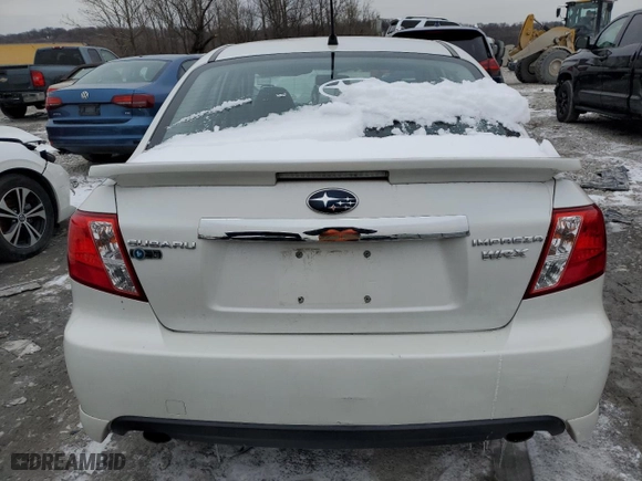 2009 Subaru Impreza Sedan WRX w/Premium Pkg with VIN JF1GE76629G502832, listed as a Copart auction lot 45573615 with 101,406 mi miles and Salvage Title. Bid and sale history available at carsss.com. Image 6.