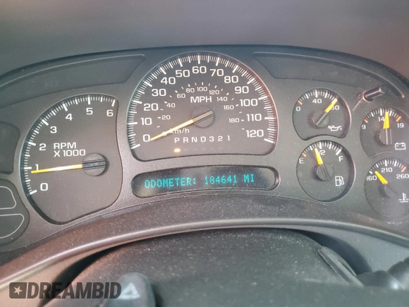 2006 GMC Yukon SLT z VIN 1GKEC13Z86R136883, wystawiony jako Copart lot #54771355 z przebiegiem 184 641 mil mil oraz Szkoda całkowita • Salvage title. Historia ofert i sprzedaży dostępna na DreamBid. Obrazek 9.