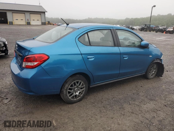 2020 Mitsubishi Mirage ES with VIN ML32F3FJ4LHF13028, listed as a Copart auction lot 58168265 with 135,950 mi miles and Salvage title. Bid and sale history available at DreamBid. Image 3.