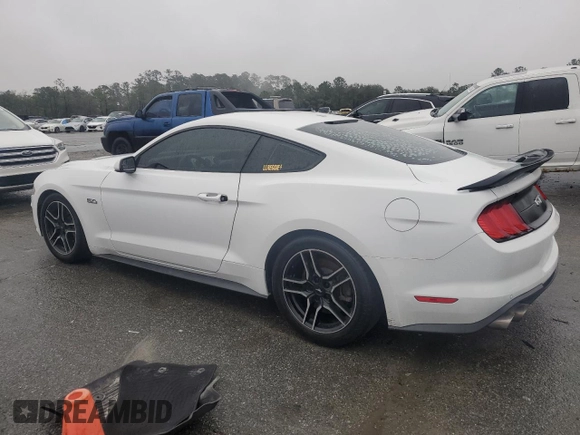 2019 Ford Mustang GT with VIN 1FA6P8CF5K5199725, listed as a Copart auction lot 47627995 with 57,896 mi miles and Clean title. Bid and sale history available at DreamBid. Image 2.