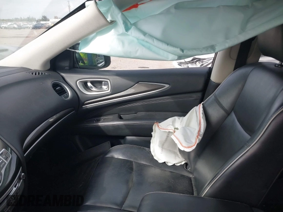 2019 Infiniti QX60 LUXE with VIN 5N1DL0MN0KC549578, listed as a IAAI auction lot 41362311 with 162,457 mi miles. Bid and sale history available at carsss.com. Image 5.